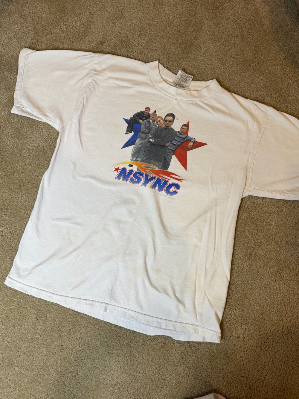 Vintage 2000 *NSYNC Boy Band Graphic Tee Y2K Tultex XL